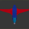 Modern Lego Plane Lego Spaceship Lego Spaceship 3d model