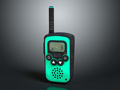 modern walkie-talkie military walkie-talkie military radio military wireless telephone 3d model