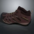 Brown Beige Hiking Shoes Lace Up Mesh Upper Durable Rubber Sole Outdoor Sports