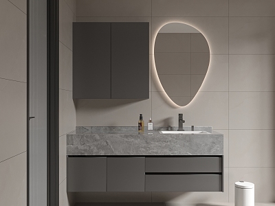 Modern bathroom cabinet model