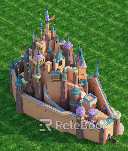 Disney Castle European Castle model