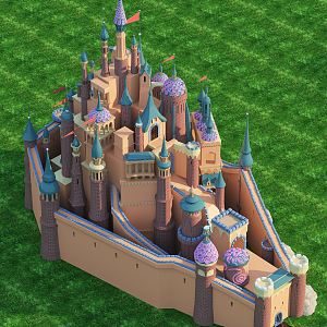 Disney Castle European Castle 3d model