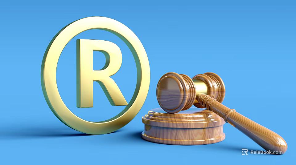 High Quality Hardware Tools Featuring Registered Trademark And Wooden Gavel Design 3d model 
