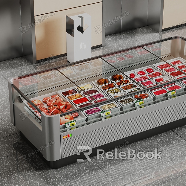 Modern Freezer Supermarket Freezer model