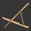 Comfortable Blue Folding Chair Furniture with Wooden Frame and Durable Seat