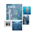 Diverse Framed Oil Paintings With Various Themes For Home Wall Art