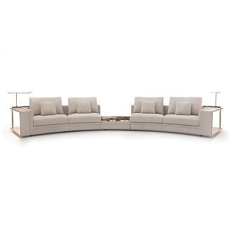 Light Luxury Combo Sofa 3d model