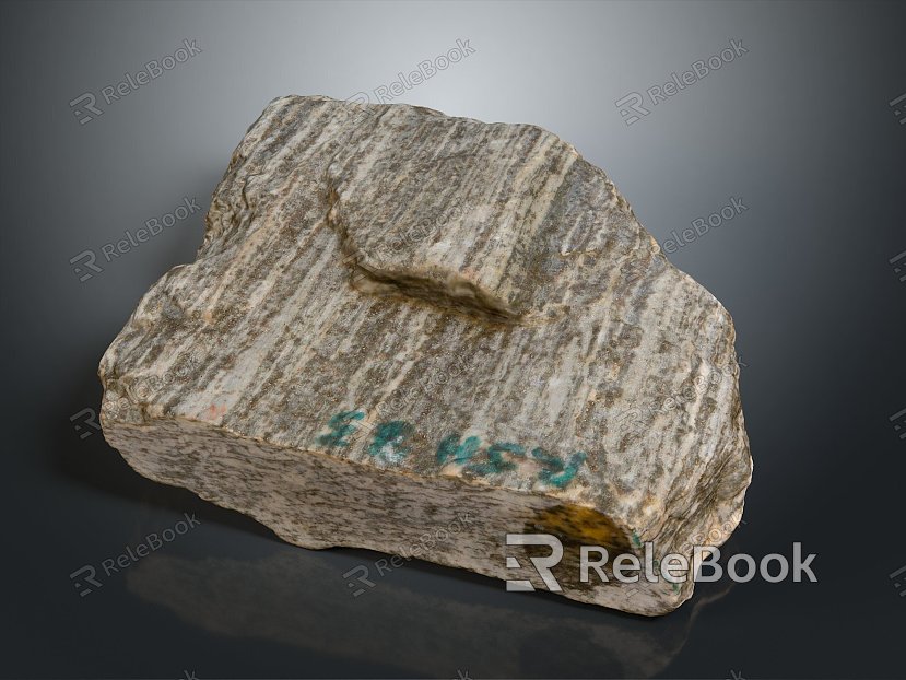 Rock Rock Block Rock Block Rock Specimen Boulder Big Stone Block Rock Stratum Rock Stratum Rock Stratum Rock model