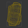 Layered Natural Rock Formation With Textured Surface And Rough Edges