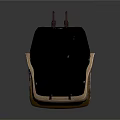 Black Copper Brown Helmet With Unique Design And Metal Accents