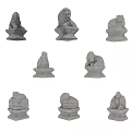 Wood Stone Carvings For Home Decor With Various Designs And Shapes