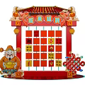 New Year Meichen Interactive Flip Music Spring Festival Meichen Year of the Snake Meichen Interactive Device Flip Music Meichen Activity Meichen Business Meichen 3d model