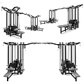 Multi Station Fitness Equipment For Strength Training And Gym Workouts