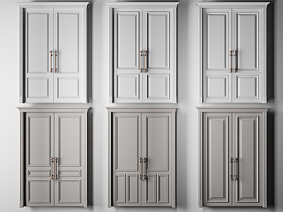 Jane ou double door 3d model