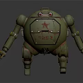 Vintage Green Smart Machine With Red Star Number 1452 Mechanical Arms And Legs
