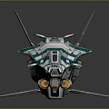 Modern Spaceship Spacecraft 3d model