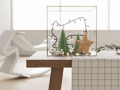 Modern decorations ornaments 3d model