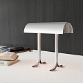 Modern Italian Minimalist Stainless Steel Table Lamp Desk Metal Table Lamp 3d model