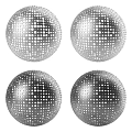 Metal Sphere Components Featuring Perforated Design and Silver Gold Copper Finishes