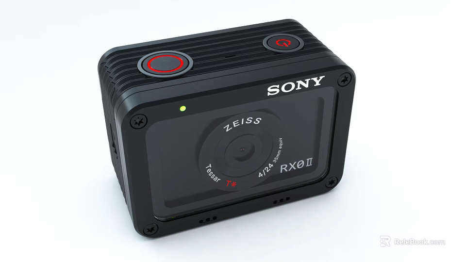 Sony RX0 II Digital Camera with ZEISS Lens and Compact Design 3d model