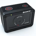 Sony RX0 II Digital Camera with ZEISS Lens and Compact Design 3d model