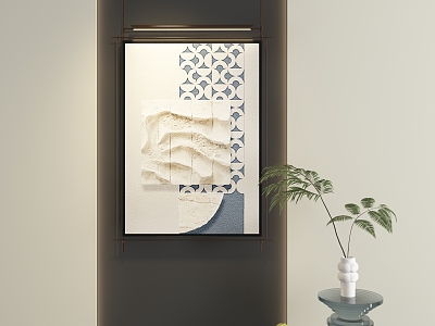 Abstract Hanging Paintings model