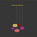 Shiny Newton's Cradle with Metal Balls and Wooden Bar on Gray Background