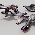 Dragon Beast Creeping Beast Ancient Monster Game Role Virtual Creatures 3d model