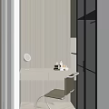 Modern Cloakroom 3d model