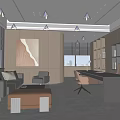 Manager's Office 3d model