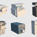 Office Equipment Electrical Printers 3d model