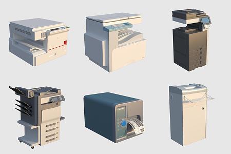 Office Equipment Electrical Printers 3d model