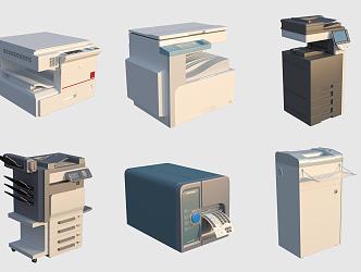 Office Equipment Electrical Printers 3d model