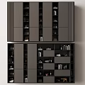 Modern Bookcase With Multiple Open Compartments For Books And Decor Items Interior Design