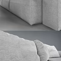 Three-seat sofa 3d model