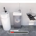Modern wash basin wash basin table basin faucet 3d model