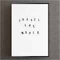 Paper Letters Forming Travel The World On White Background