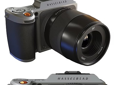Hasselblad Professional Camera As Daily Electrical Appliance With High Quality Lens Design 3d model
