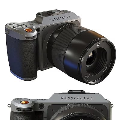Hasselblad Professional Camera As Daily Electrical Appliance With High Quality Lens Design 3d model