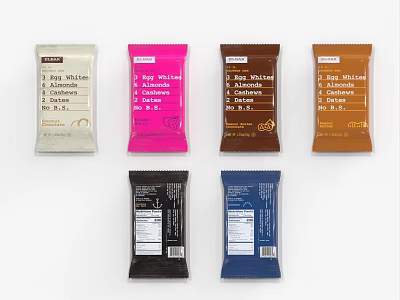 Assorted Colorful Packaged Chocolate Bars With Different Flavors And Labels 3d model