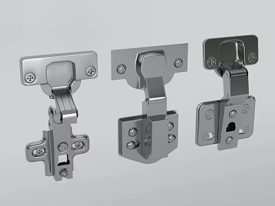 Stainless Steel Cabinet Hinges With Different Designs For Furniture Hardware 3d model