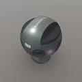 Jassway Spherical Projection Monitoring Device With Sleek Silver Design And Camera Lens