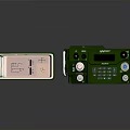 Shimadzu Green Weapon Electronic Device With Display Screen Buttons And Control Knobs 3d model