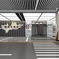 Parking Lot Lize East Passage Subway Entrance 8th Station with Zebra Crossing Modern Ceiling Design