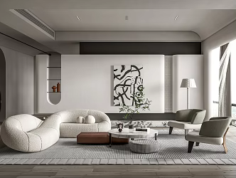 The Silent Living Room 3d model