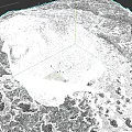 Aerial View of Natural Microtopography Featuring Sinkhole and Lush Green Vegetation
