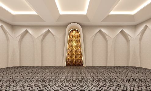 Modern Chapel Mosque 3d model