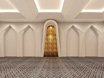 Modern Chapel Mosque 3d model