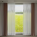 Curtains 3d model