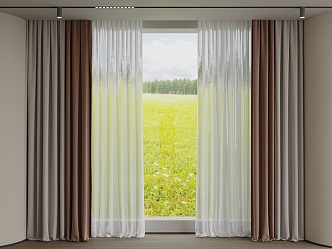 Curtains 3d model